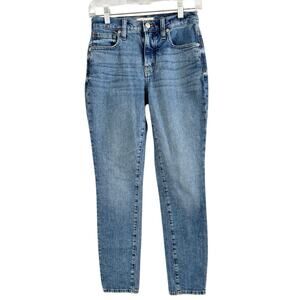 Madewell 9” High Rise Skinny Jeans Stretch Denim Blue Wash Women’s Size 24